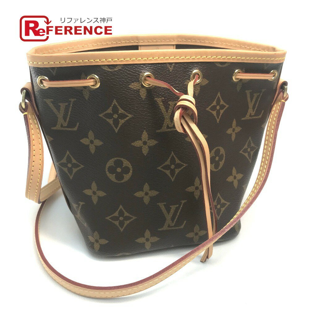 LOUIS VUITTON ルイヴィトン M41346 モノグラム ナノ ノエ 巾着 ポシェット ショルダーバッグ モノグラムキャンバス レディース ブラウン 未使用 【中古】のサムネイル