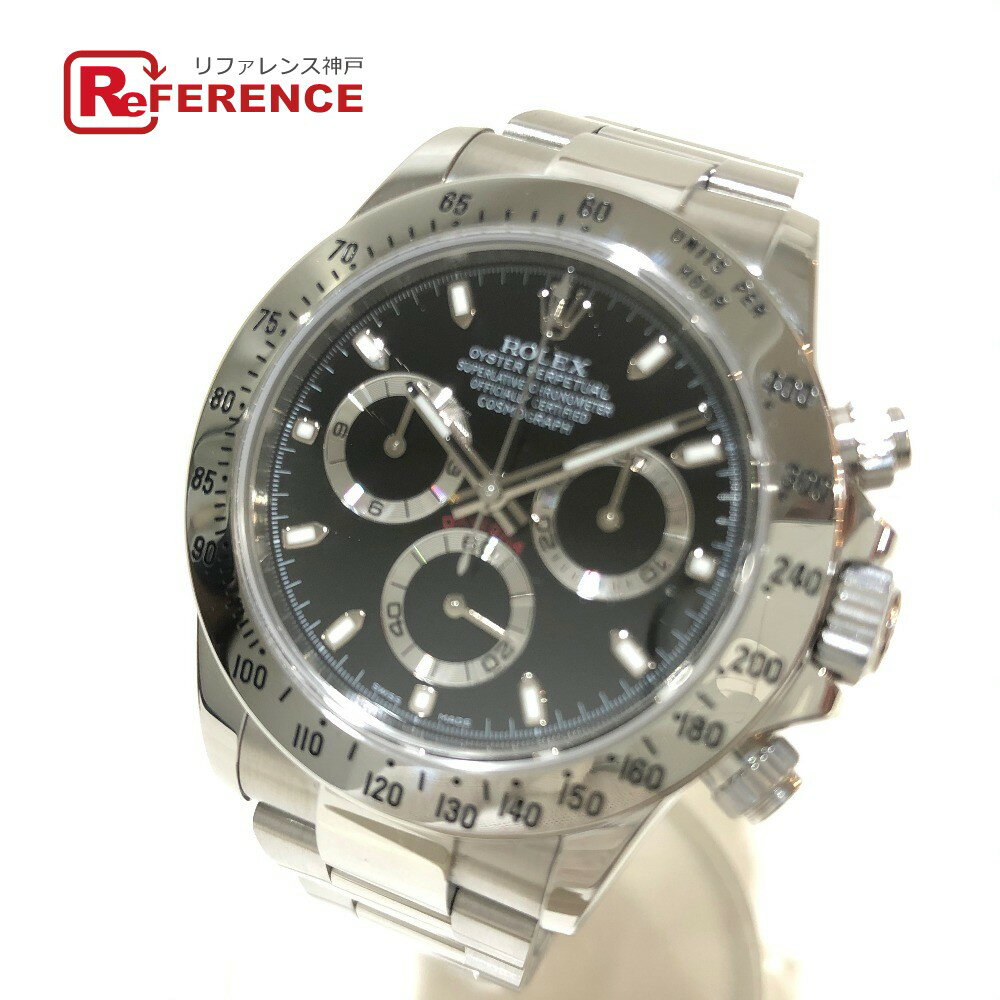 ROLEX ロレックス 116520 ニューバックル（梨地） デイトナ コスモグラフ メンズ腕時計 腕時計 SS メンズ シルバー 【中古】