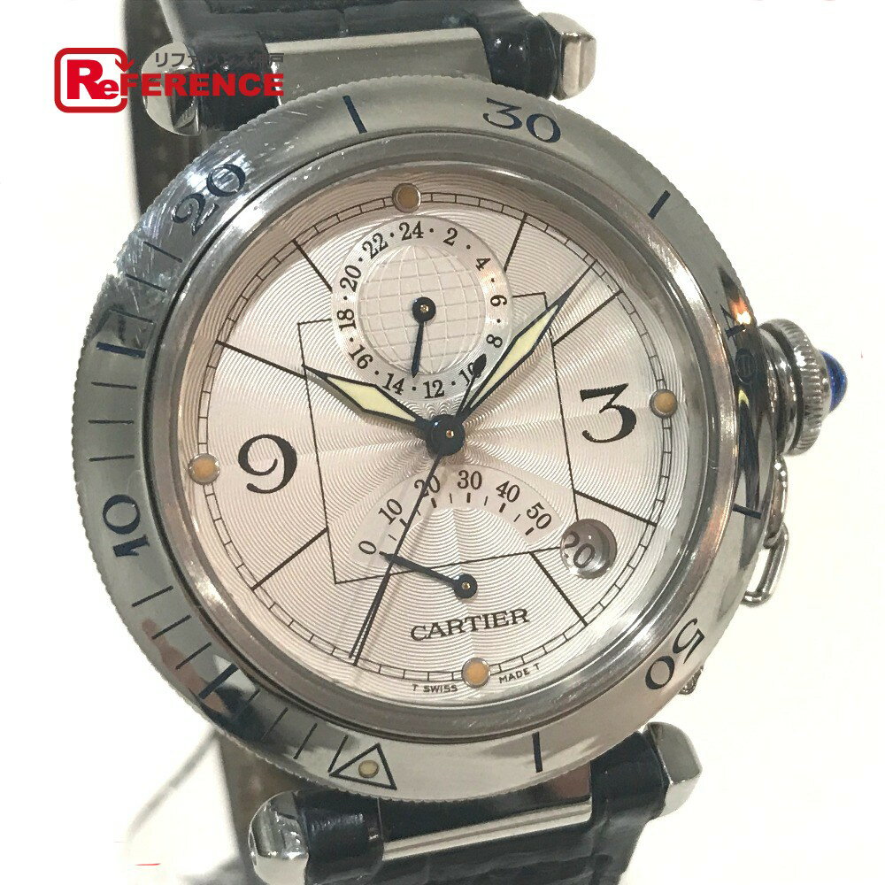 CARTIER カルティエ W3103755 オートマチック パシャGMT メンズ腕時計 腕時計 SS メンズ シルバー シルバー 【中古】