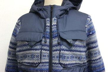 MONCLER モンクレール ダウンコート TENZAM(テンザム) フード付き ダウンジャケット ウール /ポリエステル メンズ ネイビー ネイビー 【中古】