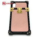 LOUIS VUITTON ルイヴィトン M67895 アイ トランク ライト IPHONE X XS スマホアクセサリー iPhoneケース エピキャンバス レディース ピンク ピンク 【中古】