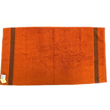HERMES エルメス ロゴ バスマット トイレマット その他 コットン ユニセックス オレンジ 未使用 【中古】