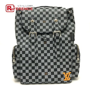 LOUIS VUITTON ルイヴィトン N50039 ダミエ ディストーテッド クリストファー PM バックパック リュック・デイパックダミエ ディストーテッド メンズ ノワール ブラック 【新品】