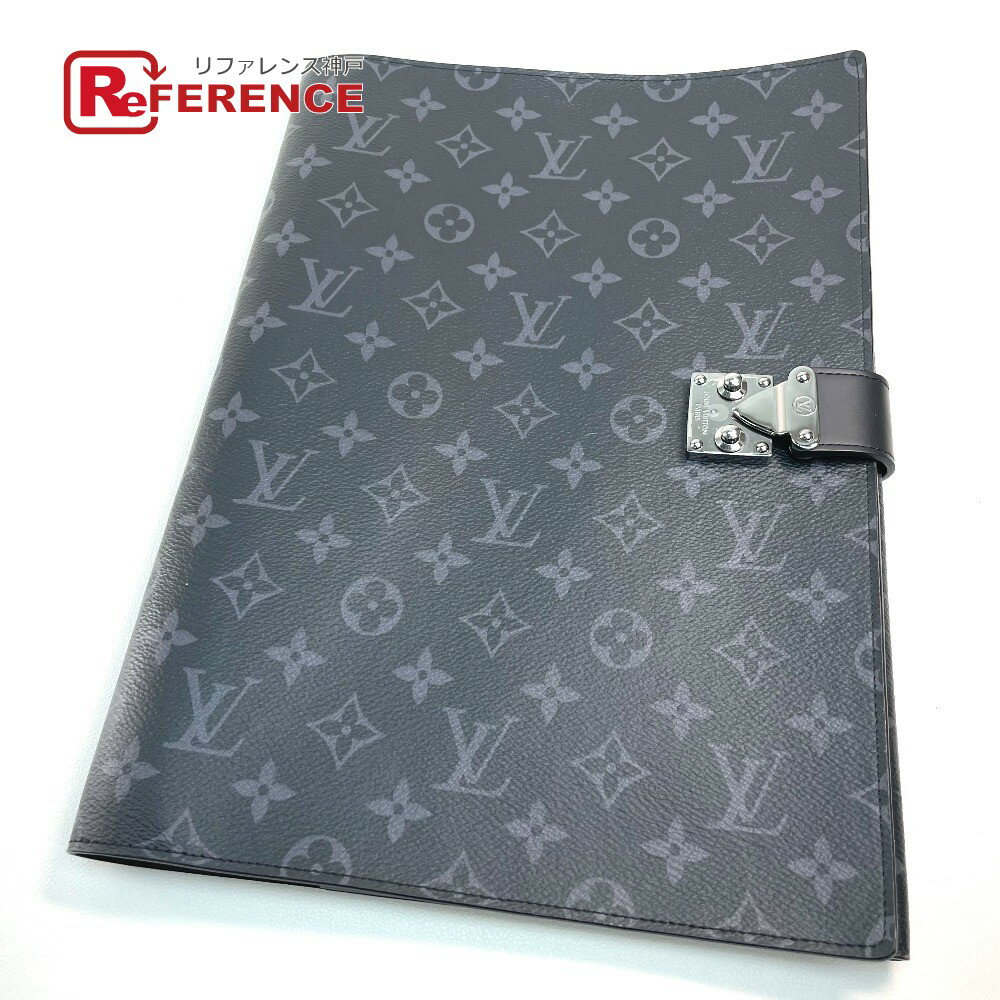 LOUIS VUITTON ルイヴィトン GI0273 モノグラムエクリプス ポルト ドキュマン・フランク GM クラッチバッグ 書類ケース セカンドバッグ モノグラム・エクリプス キャンバス メンズ ブラック 【中古】