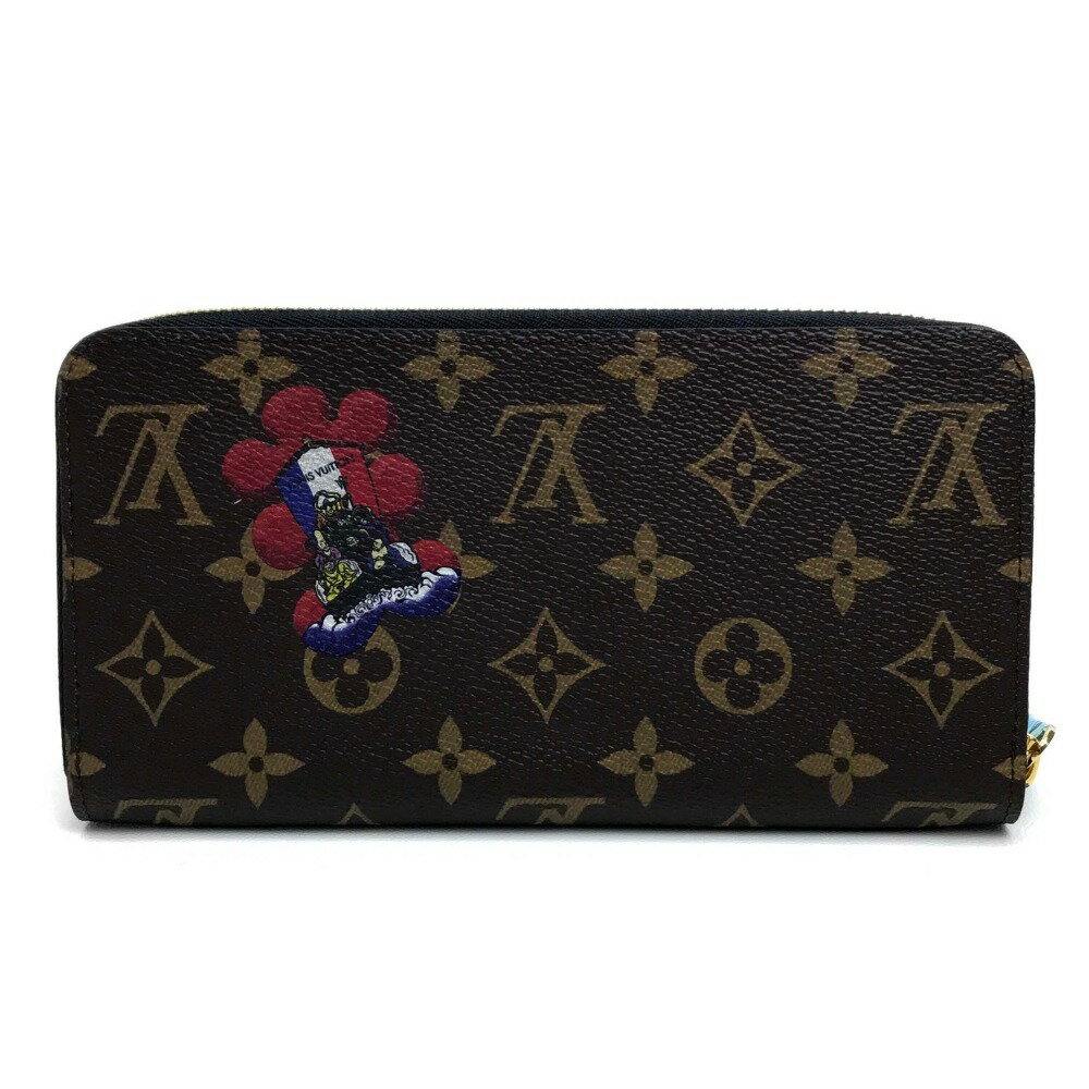 LOUIS VUITTON ルイヴィトン M67249 モノグラム 山本寛斎コラボ 達磨 歌舞伎モチーフ ジッピーウォレット 長財布（小銭入れあり） モノグラムキャンバス ユニセックス ブラウン ブラウン 【新品】