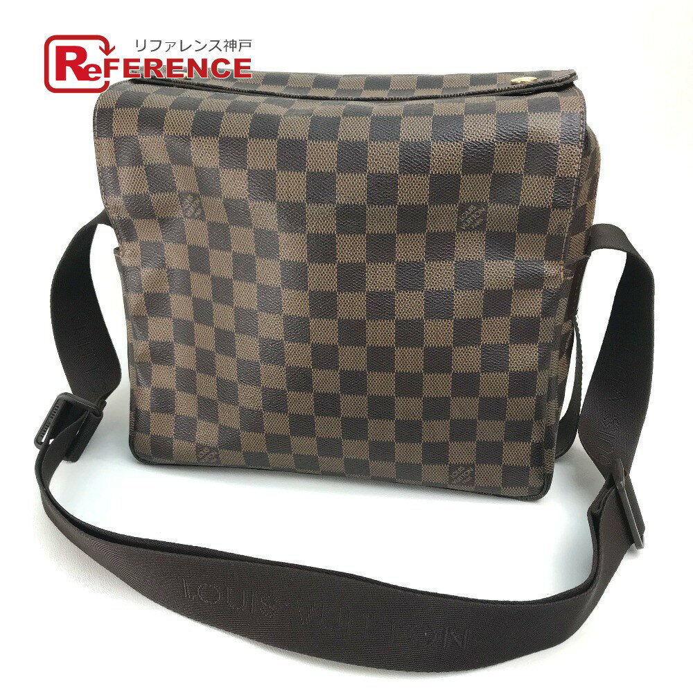 LOUIS VUITTON ルイヴィトン N45255 ダミエ ナヴィグリオ カバン メッセンジャーバッグ ショルダーバッグ ダミエキャンバス レディース エベヌ ブラウン 【中古】のサムネイル