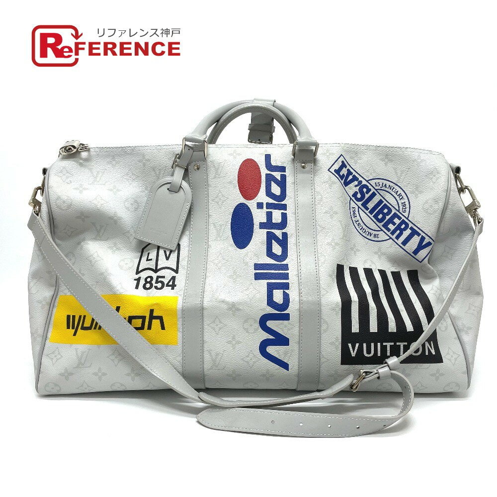 LOUIS VUITTON ルイヴィトン M44643 モノグラム キーポル・バンドリエール 50 ステッカー ラベル ハンドバッグ モノグラムキャンバス メンズ ブロン ホワイト 【中古】