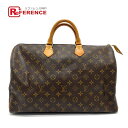 LOUIS VUITTON ルイヴィトン M41522 モノグラム スピーディ40 カバン ハンドバッグ ボストンバッグ モノグラムキャンバス ユニセックス ブラウン 【中古】