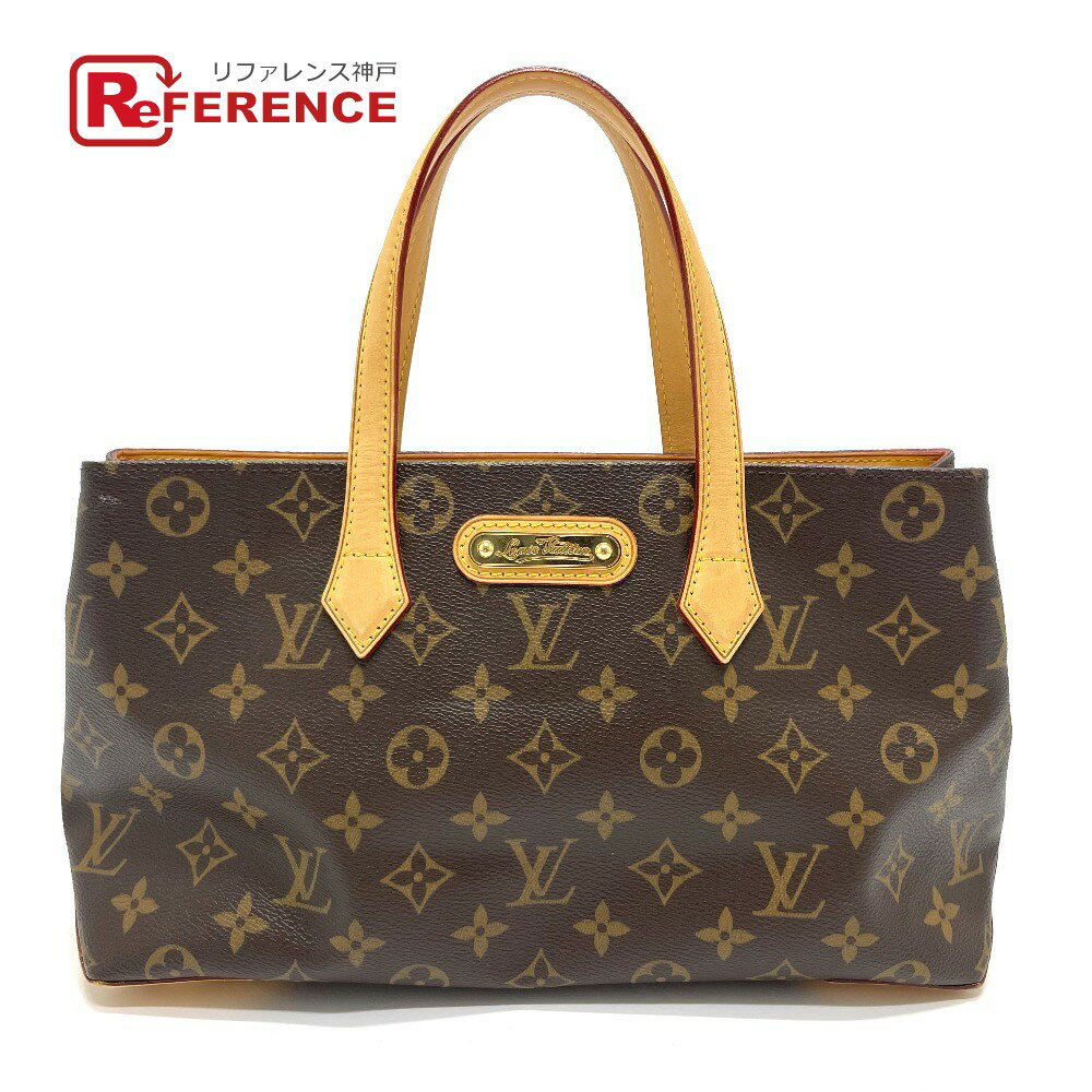 LOUIS VUITTON ルイヴィトン M40595 モノグラム ウィルシャーPM トートバッグ ハンドバッグ モノグラムキャンバス レディース ブラウン 【中古】