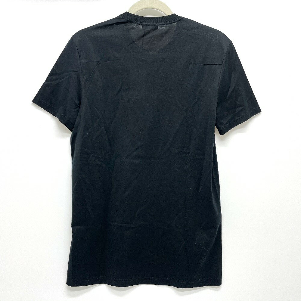 DIOR HOMME ディオール・オム ラウンドネック BEE刺繍 カットソー 半袖Tシャツ コットン メンズ ブラック 未使用 【中古】