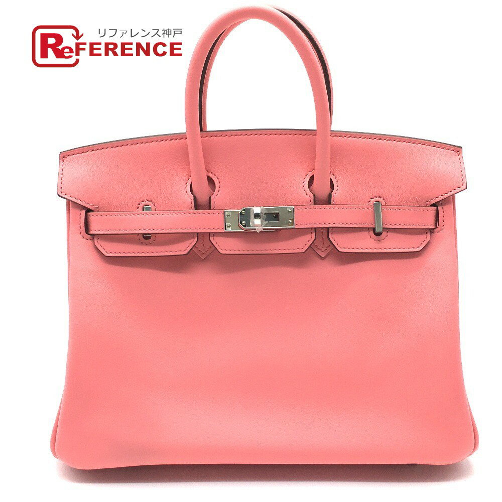 HERMES エルメス バーキン25 ハンドバッグ スイフト レディース ローズエテ ピンク×シルバー金具 【新品】のサムネイル
