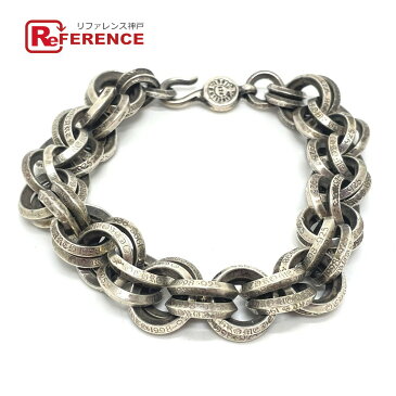 CHROME HEARTS クロムハーツ DOUBLE B RING 2 ダブルBリング アクセサリー ブレスレット SV925 メンズ シルバー 【中古】
