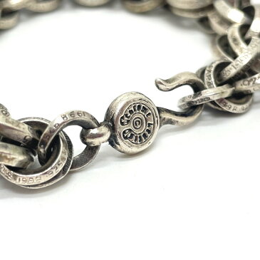 CHROME HEARTS クロムハーツ DOUBLE B RING 2 ダブルBリング アクセサリー ブレスレット SV925 メンズ シルバー 【中古】
