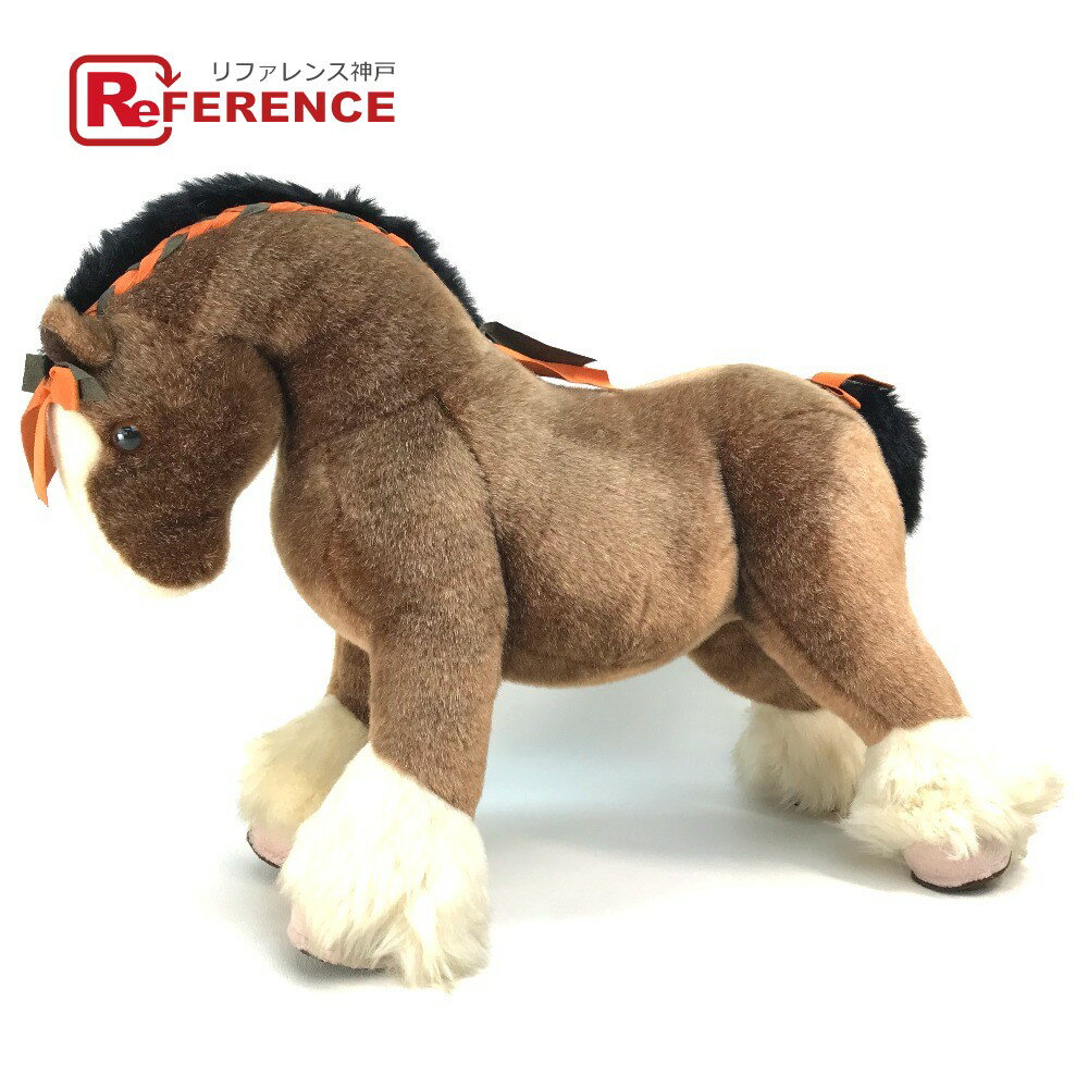 HERMES エルメス エルミーPM 馬 ポニー ホース オブジェ Cotton (1149),Microfiber (1865),ABS (1201),Acr...