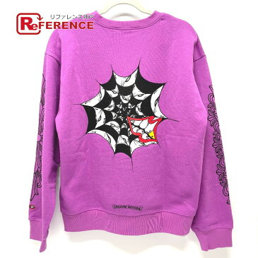 CHROME HEARTS クロムハーツ MATTY BOY PPO PHYSM SWTSHRT バックプリント トレーナー コットン メンズ パープル 未使用 【中古】