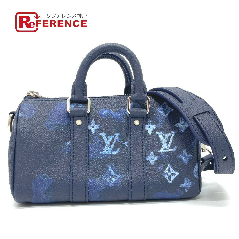 LOUIS VUITTON ルイヴィトン M57844 モノグラムウォーター キーポルXS カバン ヴァージル・アブロー ショルダーバッグ モノグラムキャンバス メンズ ウォーターカラー ブルー 未使用 【中古】のサムネイル