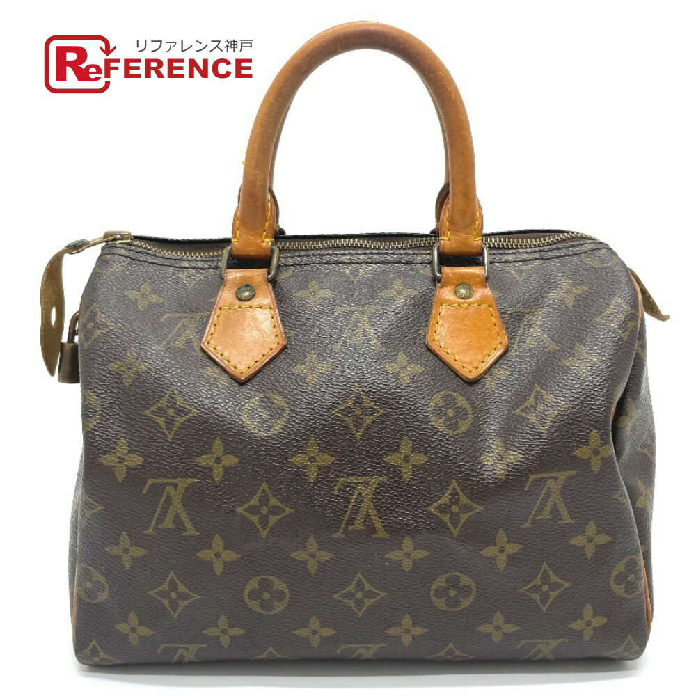 LOUIS VUITTON ルイヴィトン M41528 モノグラム スピーディ25 ハンドバッグ ボストンバッグ モノグラムキャンバス レディース ブラウン 【中古】