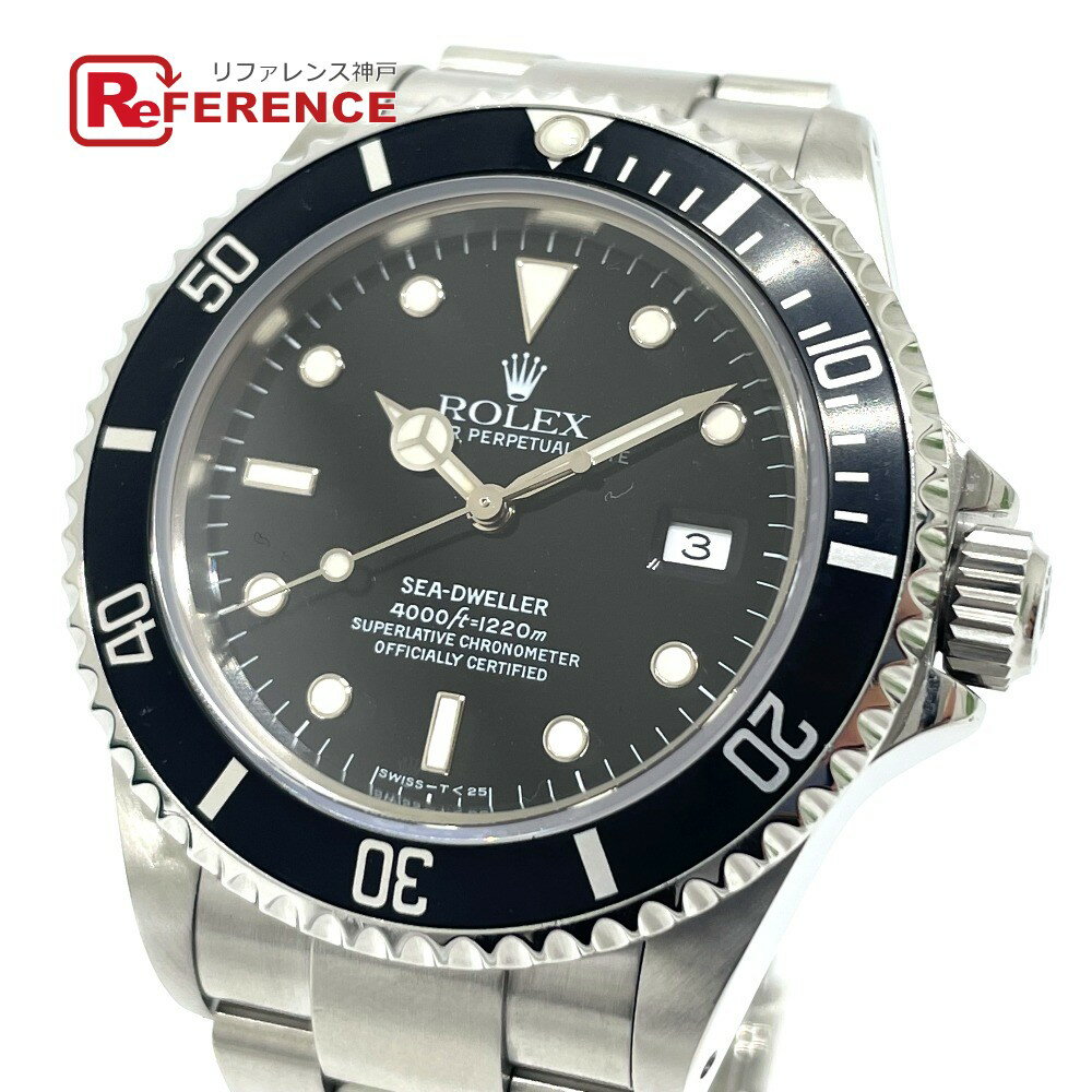 ROLEX ロレックス 16600 シードゥエラー デイト 自動巻き 腕時計 SS メンズ シルバー 【中古】