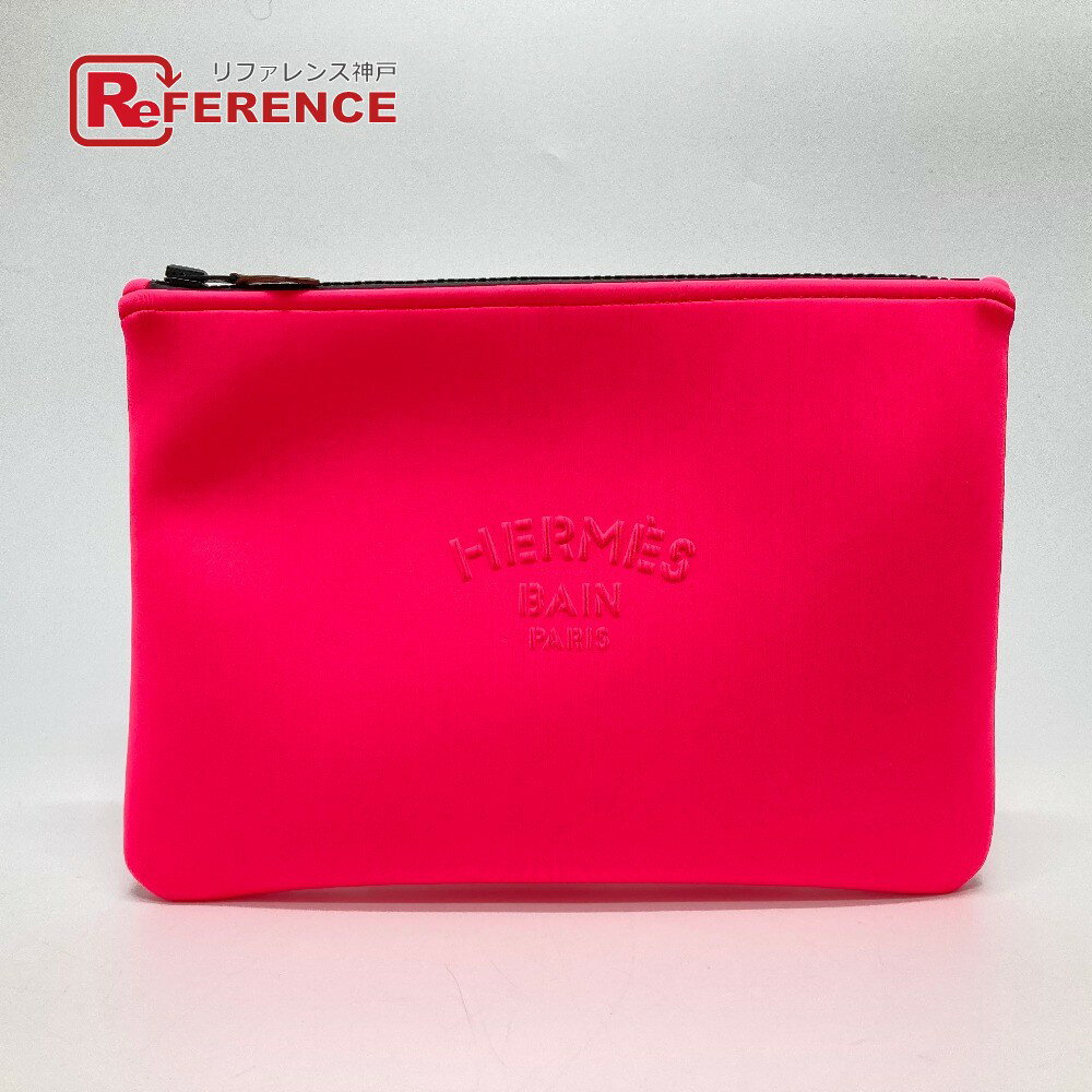HERMES エルメス ネオバンMM クラッチバッグ クラッチバッグ ポリアミド レディース ライトピンク 【中古】のサムネイル