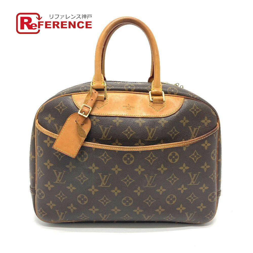 LOUIS VUITTON ルイヴィトン M47270 モノグラム ドーヴィル ボストンバッグ ハンドバッグ モノグラムキャンバス ユニセックス ブラウン 【中古】