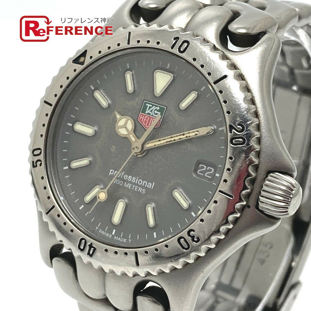 TAG HEUER タグホイヤー S99.713 セル クォーツ デイト 腕時計 SS ボーイズ シルバー 【中古】