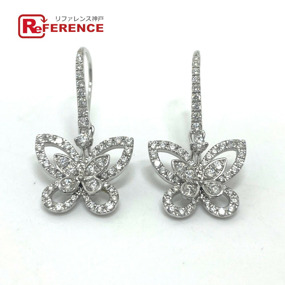 GRAFF グラフ RGE1617 バタフライ シルエット ドロップピアス ダイヤ アクセサリー ジュエリー ピアス K18WG レディース ホワイトゴールド 【中古】のサムネイル