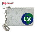 LOUIS VUITTON ルイヴィトン M67809 小銭入れ 財布 ジップドポーチPM コインケース モノグラムキャンバス ユニセックス ホワイト 【中古】