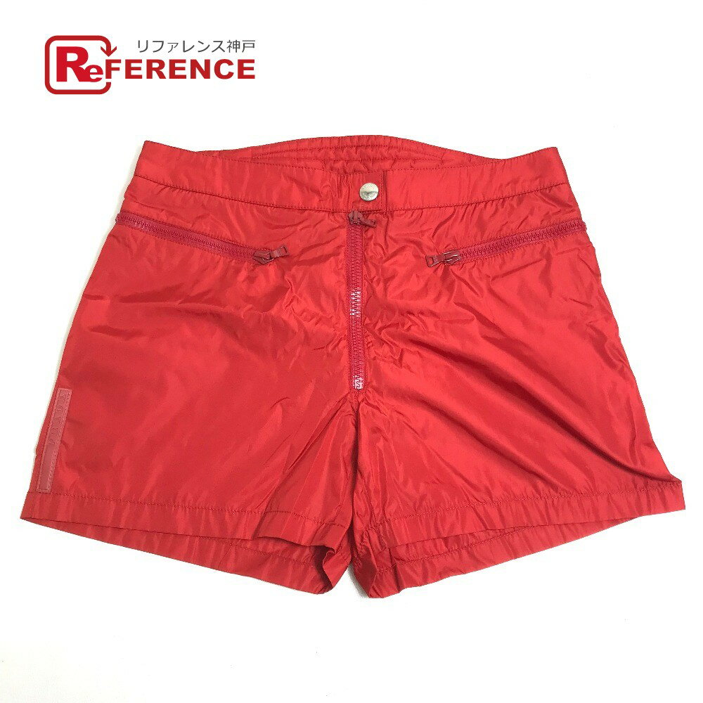 PRADA プラダ 1H2055 プラダスポーツ ロゴ入り ショートパンツ スイムウェア ボトムス ズボン アパレル 水着 ナイロン メンズ ROSSO レッド...