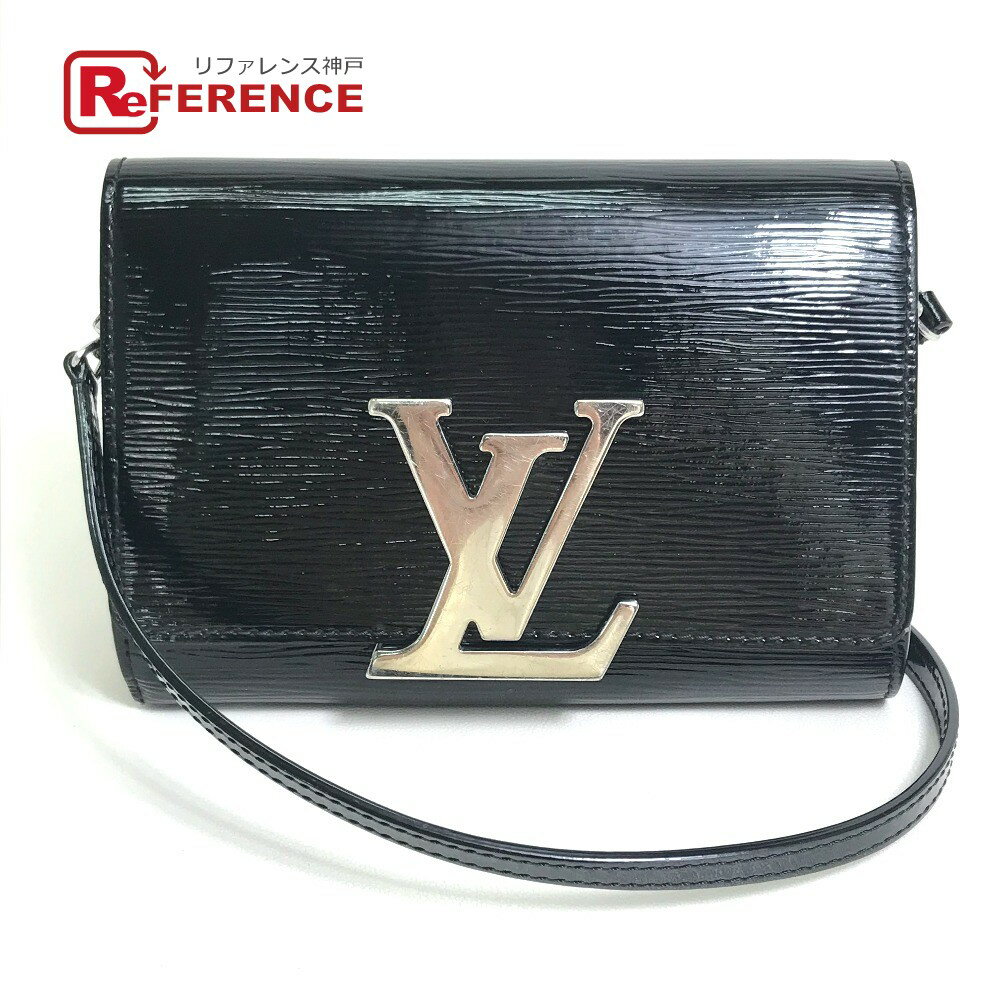 LOUIS VUITTON ルイヴィトン M41627 エピエレクトリック ポシェット ルイーズPM 2WAY ショルダーバッグ クラッチバッグ エピエレクトリックレザー レディース ブラック 【中古】