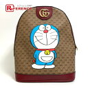 GUCCI グッチ 647816 GGスプリーム ドラえもん x GUCCI スモール バックパック カバン リュックサック PVC/レザー ユニセックス ベー...