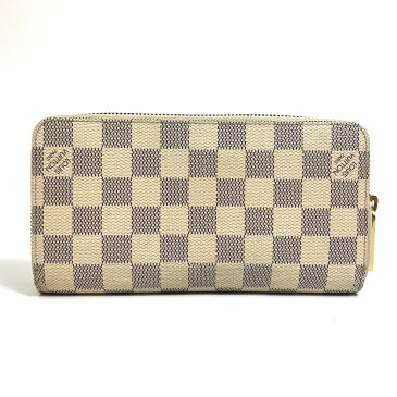 LOUIS VUITTON ルイヴィトン N63006 ダミエアズール 気球モチーフ ジッピーウォレット 長財布 ダミエアズールキャンバス レディース ホワイト 【中古】
