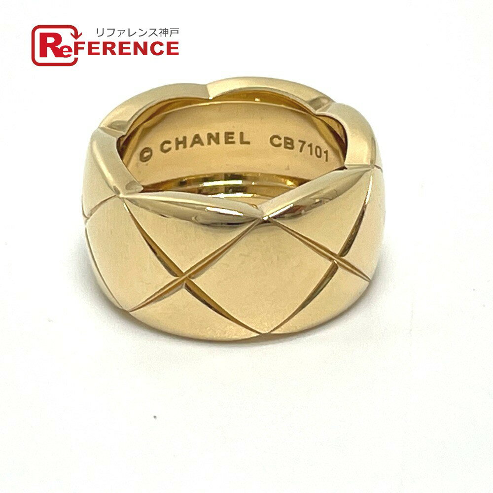 CHANEL シャネル ココ クラッシュ ラージモデル リング・指輪 K18YG レディース イエローゴールド 11号 【中古】のサムネイル