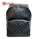 LOUIS VUITTON ルイヴィトン M43186 モノグラムエクリプス アポロバックパック 鞄 リュックサック モノグラムエクリプスキャンバス ユニセックス ブラック 【中古】