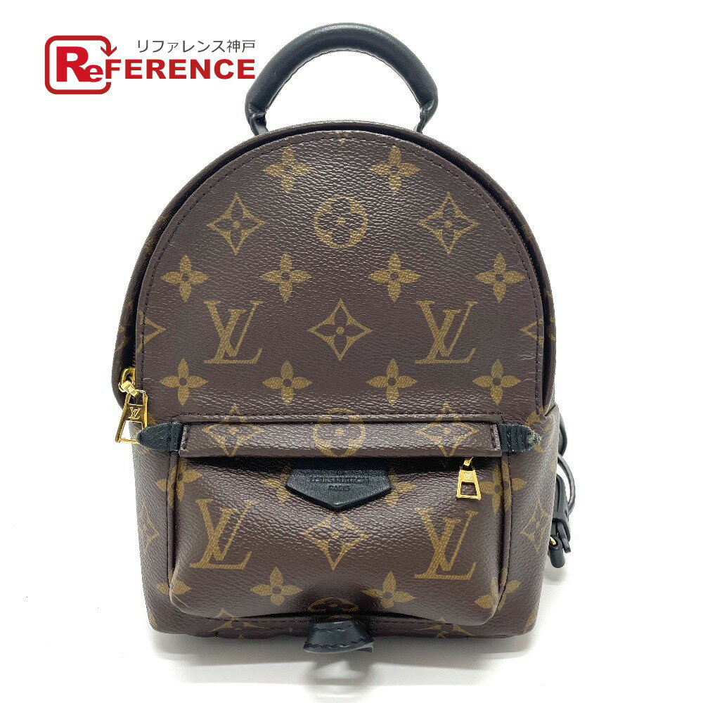 LOUIS VUITTON ルイヴィトン M41562 モノグラム パームスプリングス ミニ バックパック リュックサック モノグラムキャンバス レディース ブラウン 【中古】