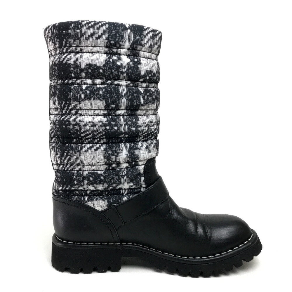 CHANEL ����ͥ� G29477 13B ���Ρ��֡��� �ĥ������� �� �٥���� ���󥰥֡��� �֡��� �ʥ�����/�쥶�� ��ǥ����� �֥�å� �֥�å� ����š�