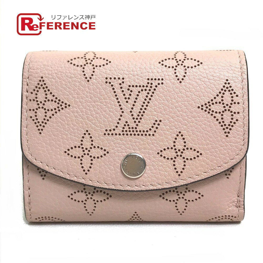 LOUIS VUITTON ルイヴィトン M67499 モノグラムマヒナ ポルトフォイユ イリスXS コンパクト 3つ折り財布 モノグラムマヒナレザー レディース マグノリア ピンク 【中古】のサムネイル