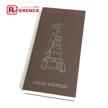 LOUIS VUITTON ルイヴィトン FLIP-BOOK TOUREIFFEL トランクタワー ノベルティ パラパラ漫画 ノートブック 紙 ユニセックス ブラウン 未使用 【中古】