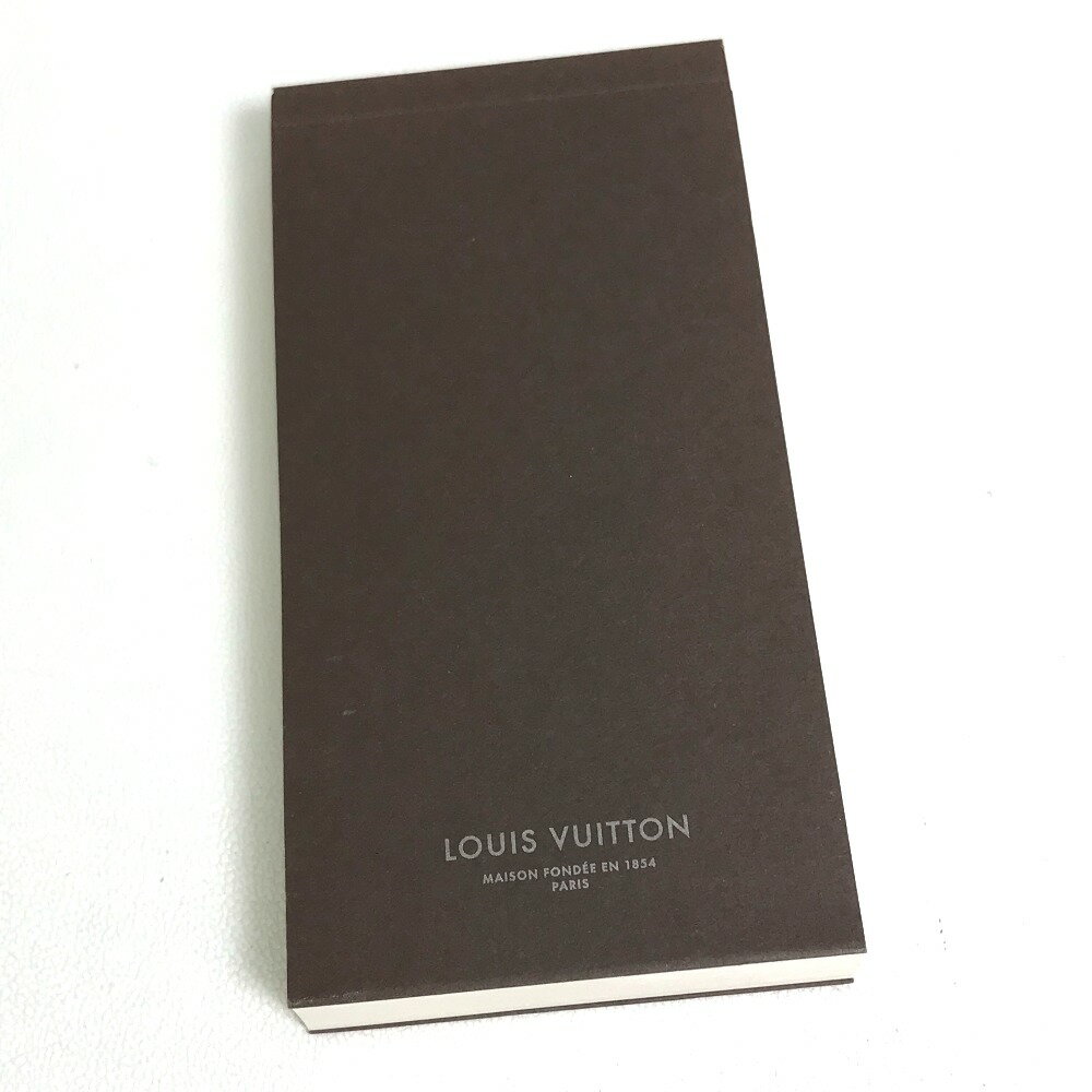 LOUIS VUITTON ルイヴィトン FLIP-BOOK TOUREIFFEL トランクタワー ノベルティ パラパラ漫画 ノートブック 紙 ユニセックス ブラウン 未使用 【中古】