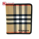 BURBERRY バーバリー ノバチェック ゴルフセット スコアシート ピン ティー 小物入れ キャンバス/レザー ユニセックス ベージュ×ブラック 未使用 【中古】