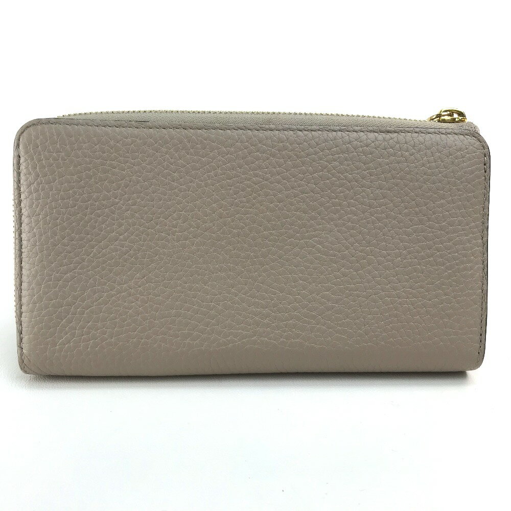 LOUIS VUITTON ルイヴィトン M63104 モノグラムフラワー ポルトフォイユ・コメット ジッピーウォレット 長財布 トリヨンレザー レディース ガレ ベージュ×ゴールド金具 【中古】