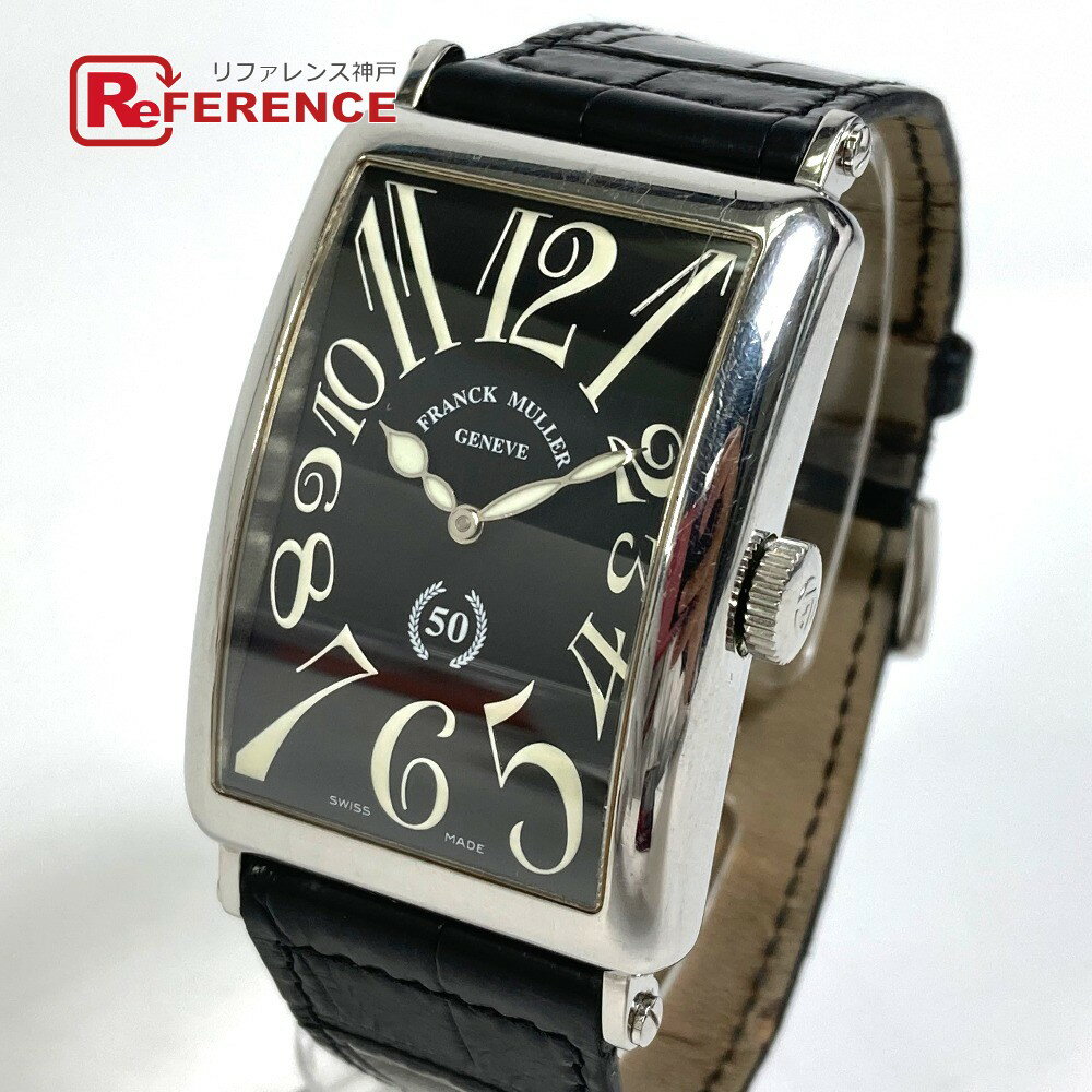 FRANCK MULLER フランクミュラー 1200SC 50周年記念モデル ロングアイランド 自動巻き 腕時計 SS メンズ シルバー 【中古】