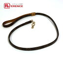 LOUIS VUITTON ルイヴィトン M58056 モノグラム レッス バクスターMM ペット用品 リード モノグラムキャンバス ユニセックス ブラウン 【...