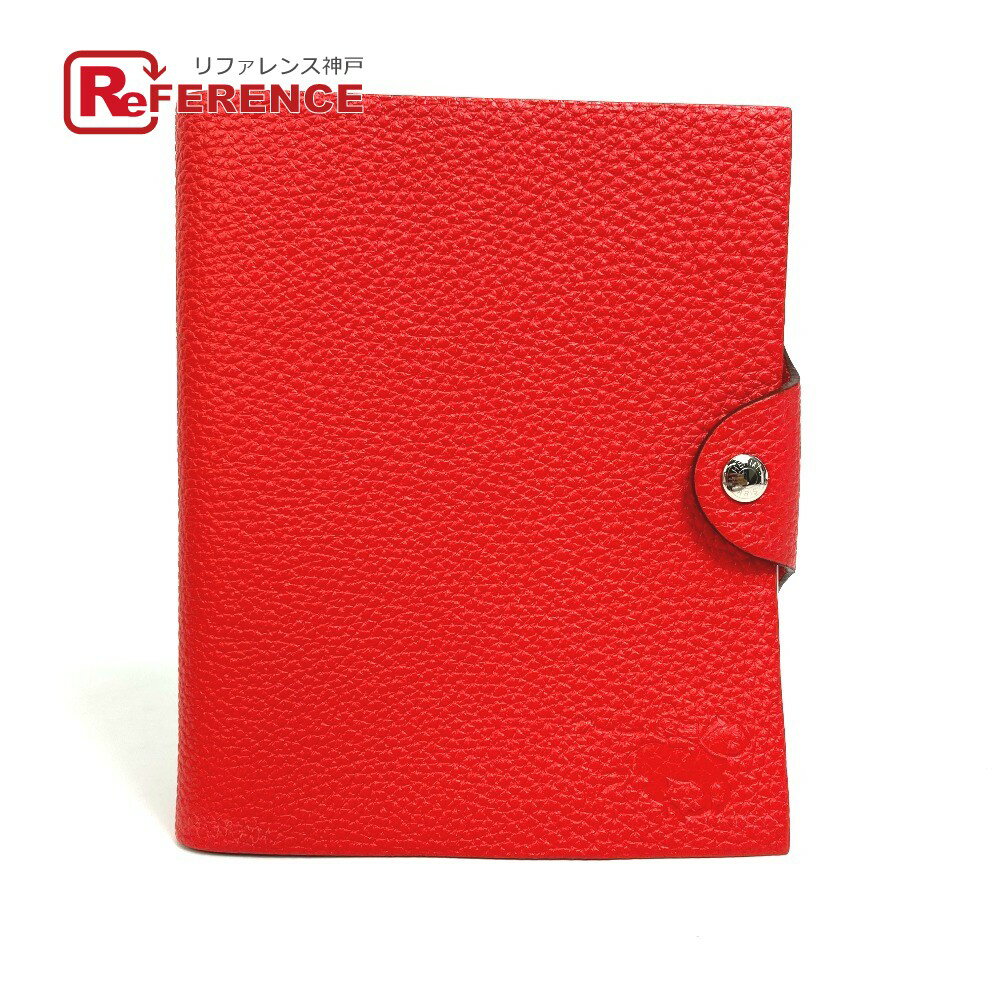 HERMES エルメス ステーショナリー/文房具 ユリスPM ノートカバー/小物 手帳カバー トリヨンクレマンス レディース レッド系 未使用 【中古】のサムネイル