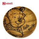 Disney ディズニー 小皿 デザインプレート くまのプーさん “プーと大人になった僕” メンズ レディース 陶器 ユニセックス ブラウン 未使用 【中古】