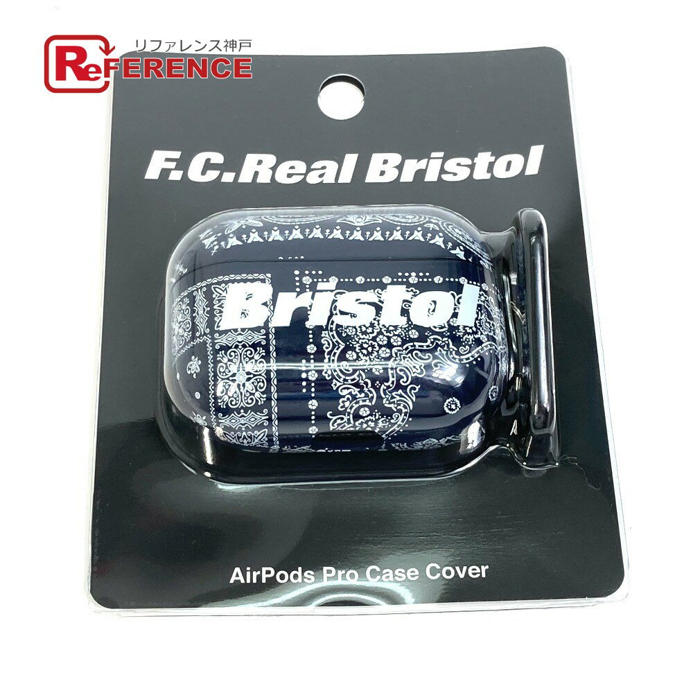 Bristol ブリストル FCRB-222105 F.C.Real Bristol AirPods Pro CASE COVER ペイズリー柄 小物入れ ユニセックス NAVY BANDANA ネイビー 未使用 【中古】