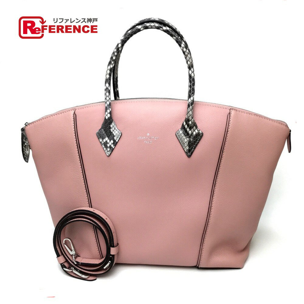 LOUIS VUITTON ルイヴィトン N92043 ロックイットMM カバン 2WAY ハンドバッグ レザー レディース マグノリア ピンク 未使用 【中古】のサムネイル