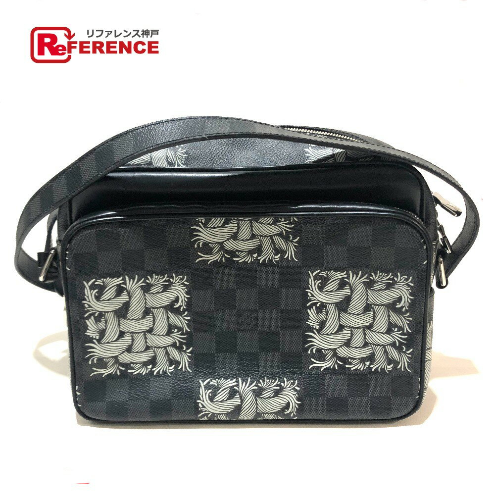 LOUIS VUITTON ルイヴィトン N41572 ダミエグラフィット ナイルPM クリストファー・ネメス ショルダーバッグ ダミエグラフィットキャンバス メンズ グレー グレー 【中古】のサムネイル