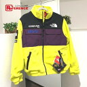 Supreme シュプリーム NL718091 エクスペディション Supreme×THE NORTH FACE Expedition Fleece Jacket ブルゾンジャケット ポリエステル メンズ マルチカラー イエロー×ブラック×パープル 未使用 【中古】