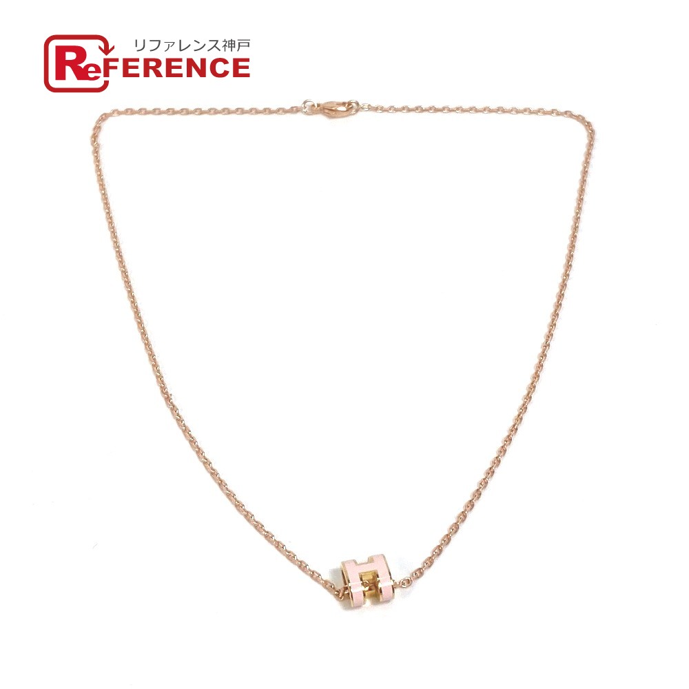 HERMES エルメス ミニ ポップアッシュ アクセサリー ネックレス GP レディース ピンク 【中古】のサムネイル