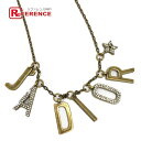 Dior ディオール アクセサリー/ファッション小物 JADIOR ラインストーン ネックレス GP レディース ブロンズゴールド 【中古】(4)
